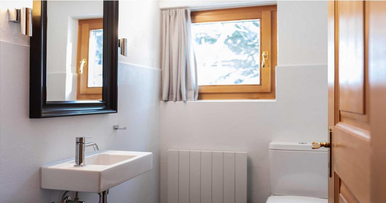 Seeblick Davos Bagian luar foto